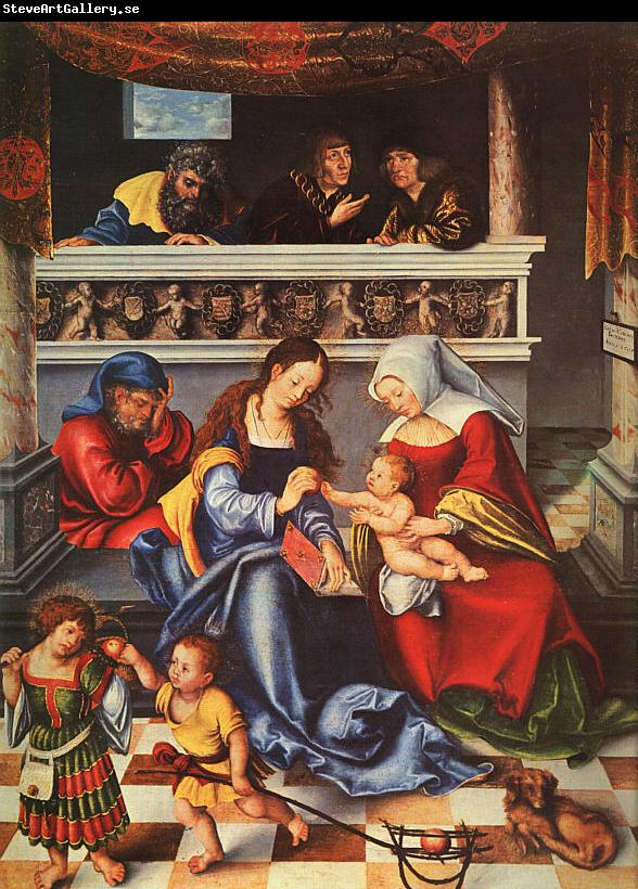 Lucas  Cranach The Holy Family